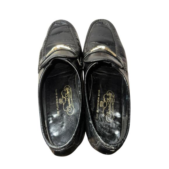 VTG Florsheim Imperial Quality Horsebit Mens Loafers Leather Sole Shoes Sz 9.5 C - Picture 6 of 8